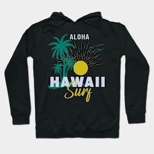 Aloha Hawaii Surf Sunset Hoodie